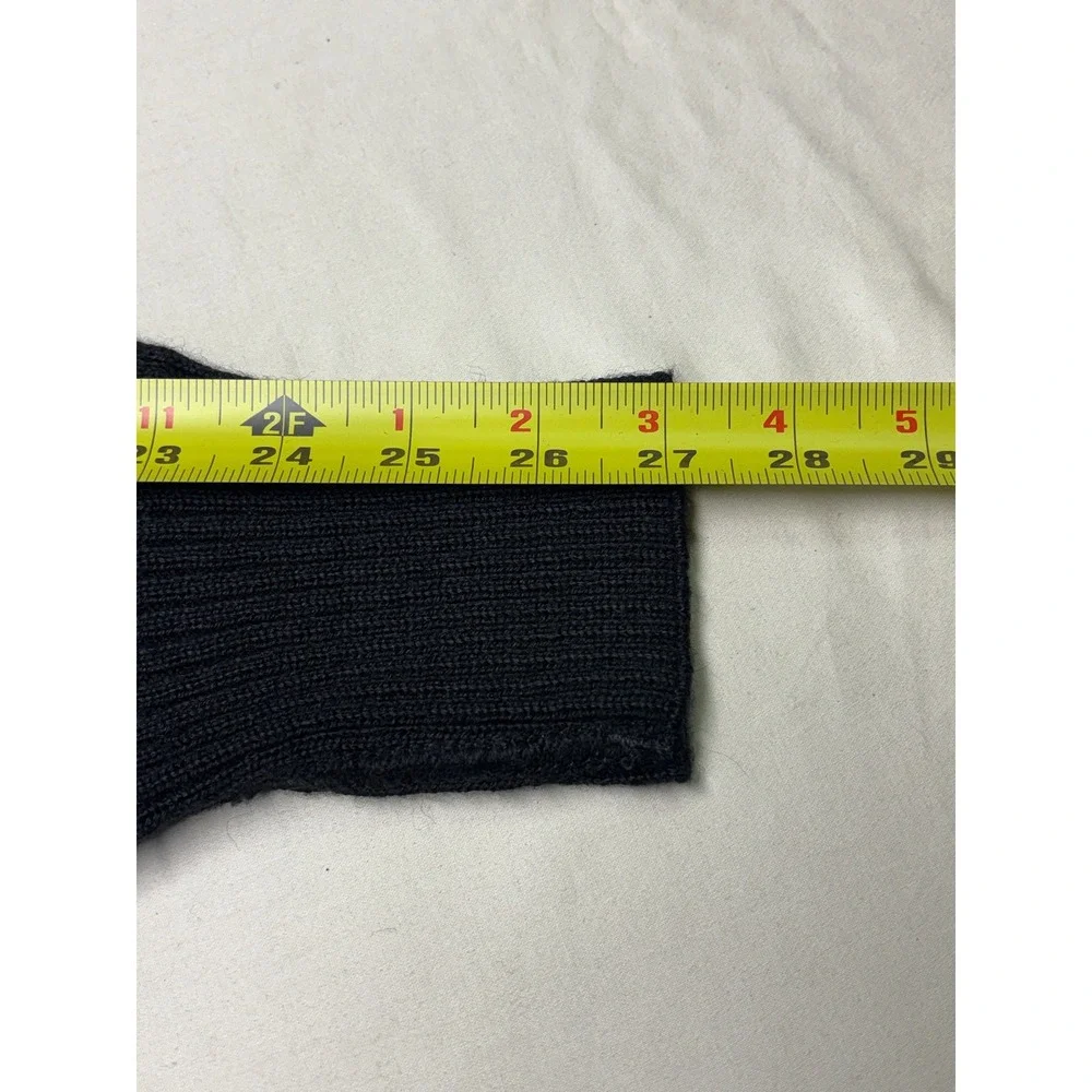 Military Equipment Corporation of America Black Wool Blend V‎ Neck Cardigan 44R